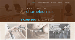 Desktop Screenshot of chameleonhairsalon.com